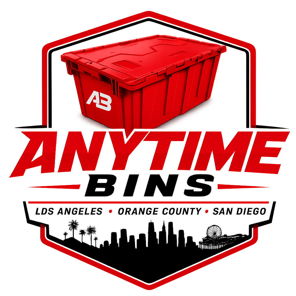Anytime Bins — reusable moving bin rental in Los Angeles, Orange County and San Diego